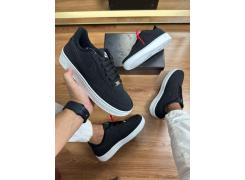 Tênis Nike Air Force Nobuck - Preto/Branco
