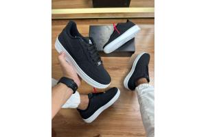 Tênis Nike Air Force Nobuck - Preto/Branco